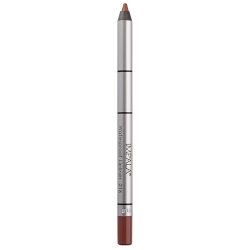IMPALA | Lápiz de Labios Cremoso Waterproof Color Canela 216 | Perfilador de Labios Permanente | Lápiz Labial Resistente al Agua | Delineador de Labios Larga Duración | Efecto voluminizador