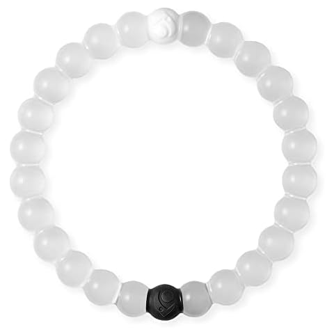 Lokai Beaded Bracelets for Women & Men, Classic Clear Style - Mental Health Awareness Bracelet Encourages Mental Wellness Slides-On for Comfortable Fit - Silicone Stretch Bead Bracelet Jewelry Cover