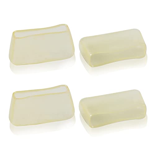 LEONTOOL 4Pcs Replacement Rubber Tips For Glass Breaking Pliers Flat Jaws Tips Key Fob Hardware 1 Inch Key Fob Pliers Attach Rubber Tips Stained Glass Supplies for Hardware Install Stained Glass Work
