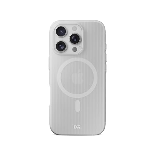 Image of DailyObjects Beam 2.0 Magnetic Protective Case Cover Compatible with iPhone 16 Pro |Magsafe|Camera & Body Protection|Anti Shock,Scratch Resistant|Precise Cutouts Design|Wireless Charging-White