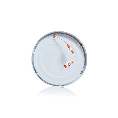 Image of D'Mak 22 Watt Round LED Surface Panel Light for Indoor Lighting - Warm White (Pack of 20)