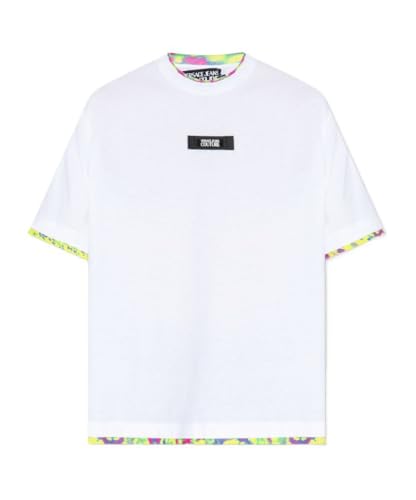 Albania VERSACE JEANS COUTURE T-Shirt Uomo Bianco 76GAH605-J0001 003 M