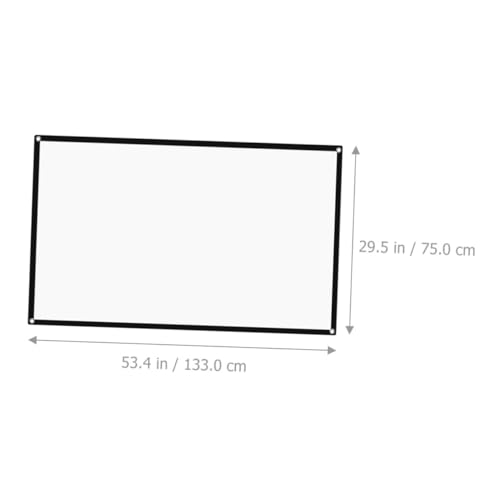 Pantalla portátil para proyector VALICLUD 60 pulgadas 16:9 miniatura 2