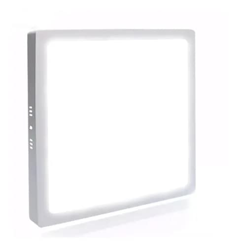 Kit 3 Luminaria Plafon Painel Sobrepor Teto Led Quadrado 18w
