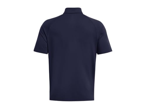 Image of Under Armour Mens Title Polo - Fast Drying LG Midnight Navy-White