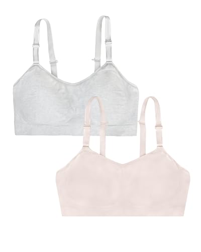 Fruit of the Loom Women's 2-Pack Stretch Wireless Bra w/Built in Pads2
