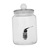 BESTYASH 1Stück Praktische Getränkemaschine mit Glasweinflasche für Kalte Getränke aus Sicherem Material Design für Männer