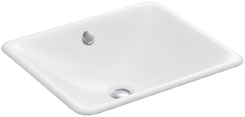 Buy 1 get 1 KOHLER K-5400-0 Iron Plains Dual-Mount Bathroom Sink, White