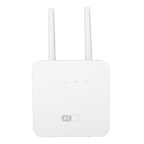 Asixxsix WiFi portátil 4G LTE, Router de Viaje WiFi portátil de 300 Mbps con Ranura para Tarjeta SIM e Interfaz WAN/LAN, Alta Velocidad, Router de Punto de Acceso para el hogar