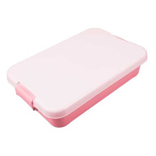 BCOATH Empty Sandbox Sand Tray with Lid Portable Plastic Sand Box for Outdoor Activities Multi Occasion Use Storage Box for Backyard and Beach Fun