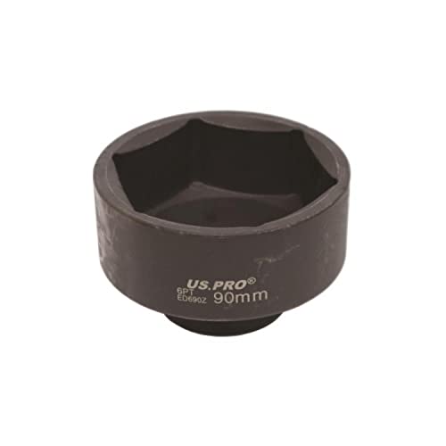 Image of US PRO 1" Dr 90mm 6pt Commercial Impact Socket 3959