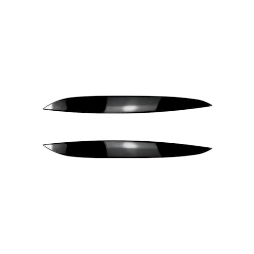 Sourcils de phare avant noir brillant pour masquer l'usure Golf 4