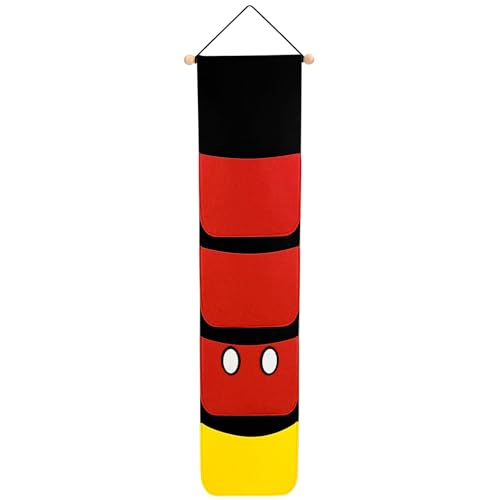 RUNROLE Fish Extender Hanger for Disney Cruise Line - 8 Inch Width, 4 Pockets, Fitted DCL Door Wall Area, HTV Friendly, Easily Customize, 2025 FE for Gift Exchanges and Pixie Dust