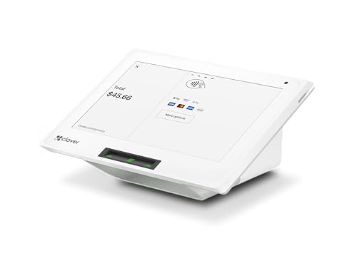 Clover Mini Smart POS [New Account Required-Not for Existing] Setup Required Before Shipping - All-in-One Countertop Register, Built-In Printer, NFC Tap-to-Pay, Apple Pay, EBT, 8' Touchscreen Terminal