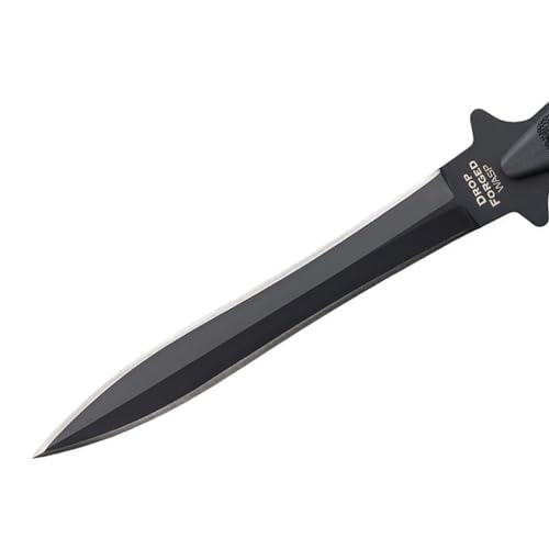 Image of COLD STEEL Drop Forged Wasp Dagger 52100 Steel Single-Piece 6.75 inch Spear Point Blade 5.5 inch Handle Fixed Blade Knife w /Secure-Ex Sheath | Single-Piece Drop-Forged 52100 High-Carbon Double-Edged Spear-Point Blade 6.75, 5.5 Handle, Secure-Ex Sheath, ~8.4 Oz