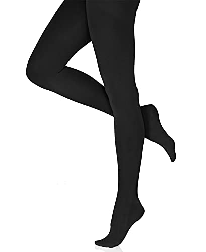 Hanes Silk Reflections Women s Hanes Matte Opaque Tights with Control Top, Black, Small