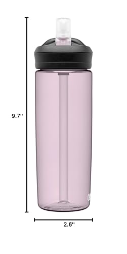 Image of CamelBak Eddy+ Water Bottle with Bite Valve Straw, Leak‑Resistant Easy‑Sip Design for Everyday Hydration, 20oz, Purple Sky