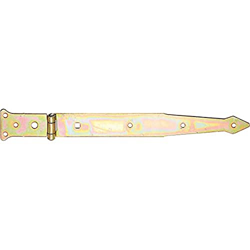 Strap Door Hinge with Riveted pin, 315191, Steel, Barrel: 302 x 35 mm / Hinge: 77 x 48 mm