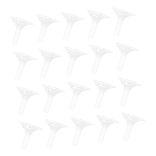 AUTSUPPL 100pcs Chocolate Torus Chocolate Bouquet Base Clear Chocolate Holder Floral Bouquet Holder Flower Chocolate Packaging Base Candy Holders Bases Transparent Plastic