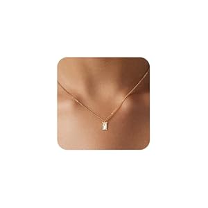 HERIER Diamond Pendant Necklace for...
