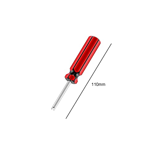 Image of lasenersm 4 Pieces Valve Core Remover Valve Remover Core Tool Valve Core Removal Tool Single Head Valve Remover Installer Repair Tool Tire Valve Stem Core Remover with Plastic Handle, Multicolor