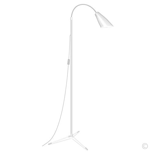 JCOTTON Lampadaire LED Lampe de Sol Dimmable Lampe de Lecture pour Salon et Chambre (Blanc)