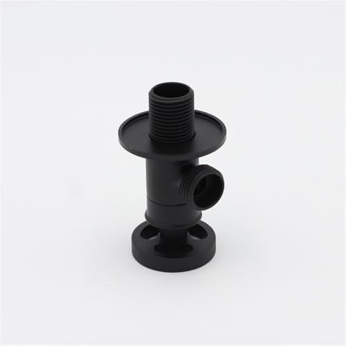 Vanne triangulaire multifonction G1/2 robinet arrêt angle laiton noir - 5