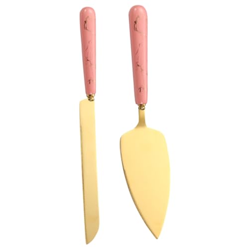 SOLUSTRE 1Set Creative Cake Spatula Multi Function Cheese Baking Tool Pizza Server with Handle for Home for Birthdays Weddings and Gatherings