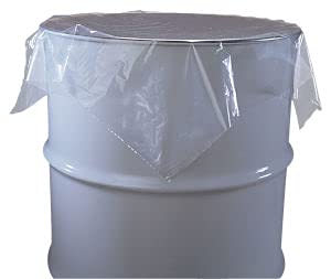 International Plastics DLCS30 30 x 30 in. Clear Drum Cap Sheets44; 0.002 Gauge - Roll of 1000