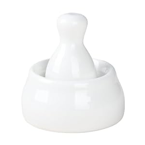 Wihboir HS1008 Mini Porcelain Mortar Set