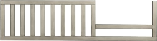 Image of Toddler Bed Safety Guard Rail for Evolur Baby Convertible Cribs - Solid Wood Rail for Convertible Crib to Toddler Bed Conversion - Safety Bed Rail for Children (Antique Bronze, Model 811)