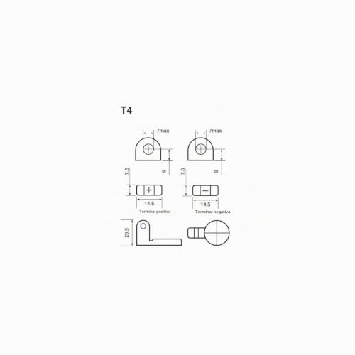 Batería U1 original YUASA de 12V para tractores cortacésped y maquinaria de jardín 3