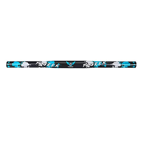 Cintre VTT en carbone de qualité supérieure guidon plat bleu 25.4mm