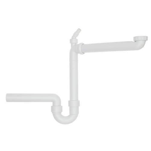 Geberit Siphon de Prêt I Connexion avec vidage 40 mm Raccord mural et raccordement d'appareil//siphon pour baignoire/Bonde/siphon/Traps