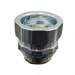 COREX 1 1/4 Insulated Steel Compression Connector Or Fitting For Rigid/IMC Conduit - Threadless