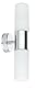 Paulmann Spiegelleuchte Lenia, Chrom/Transparent, Glas/Metall, 703.50