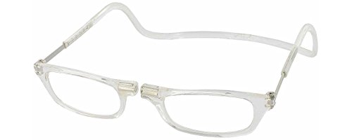 Clic Magnetic Reading Glasses in Clear ; +1.75
