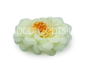 Image of WRAP Concepts Artificial Dahlia Flower Head for Home Decoration and Craft (Ivory)