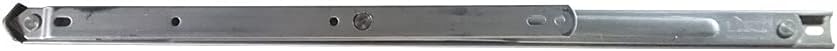 WRS 18" Stainless Steel Heavy Duty 4-Bar Window Hinge with Stop – 50° Opening, Non-Handed Projection Window Replacement Hardware
