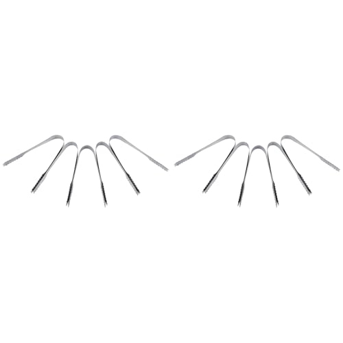 TOPINCN 10PCS Mini Serving Tongs, Stainless Steel Kitchen Tong Set, Serving Tongs Buffet Tongs for Party Buffet BBQ Bar Restaurant