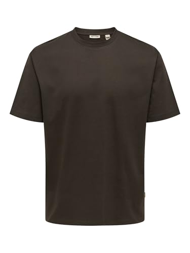 Only & Sons Herren Onsfred Life RLX Ss Tee Noos, Mulch, L – Ansicht 1