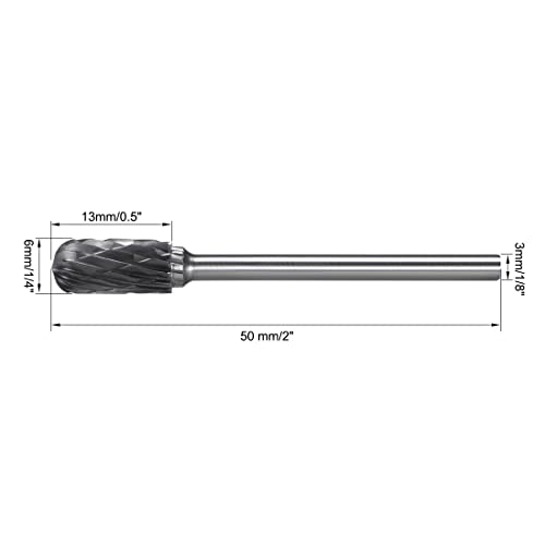 Fresas de carburo de tungsteno uxcell, 6 mm, pack 2 miniatura 2