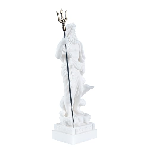 Estatua de Poseidón Dios Griego del Mar 7 Pulgadas miniatura 2