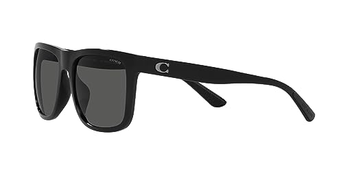 Image of Coach mens Hc8367u Universal Fit Square Sunglasses
