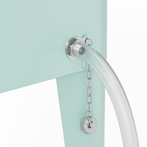 Bonnlo Glacière à roulettes 76 L Frigo de Jardin ou Camping avec Bouchon de Décapsuler l'Ouvre-Bouteille et l'Attrappe-Capsule Chariot Frigorifique pour Patio Jardin Terrasse Vert Menthe