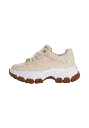GUESS Berrett FLFBRTPEL12CREAM, Damen Sneakers - 39 EU