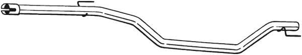 BOSAL Abgasrohr 915-631