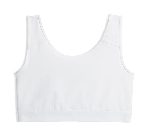 Image of TomboyX Compression Bra Top for Women, Full Coverage Gender Inclusive Bras, Wireless Medium Support Top No Padding Sports Bra