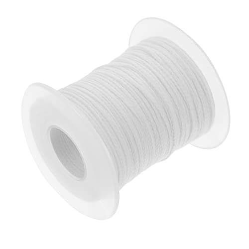 STOBOK rollo de mecha para vela 61m algodón natural