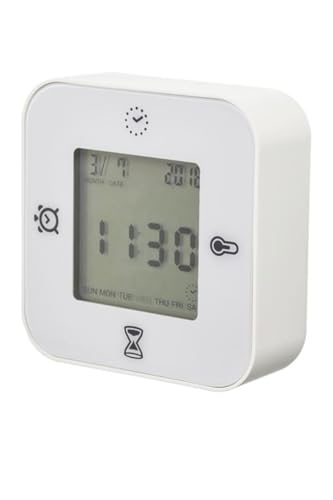 Ikea KLOCKIS Clock with Thermometer, Alarm, Timer - Image 2